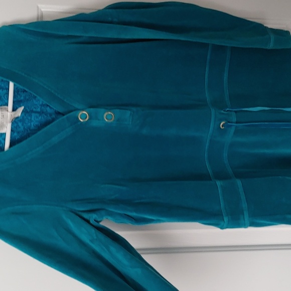 Vintage Velvet Women's Medium Long Sleeve Dress Peplum Soft Cozy Warm Casual - Picture 5 of 6